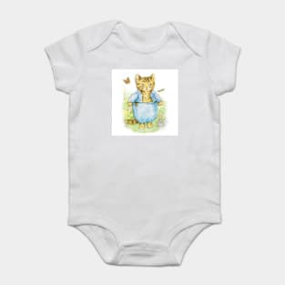 Tom Kitten in his Blue Suit by Beatrix Potter Baby Bodysuit